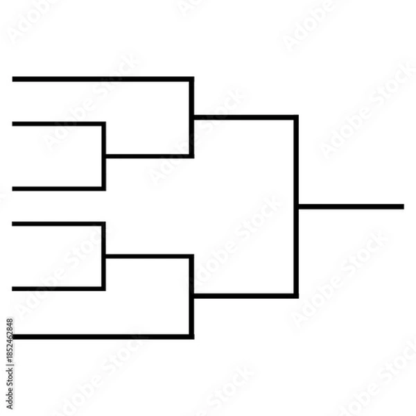 Obraz Turnamen Bracket Templat