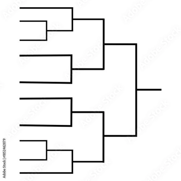 Obraz Turnamen Bracket Templat