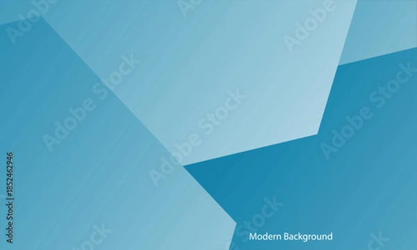 Obraz Modern Abstract Blue Geometric Background