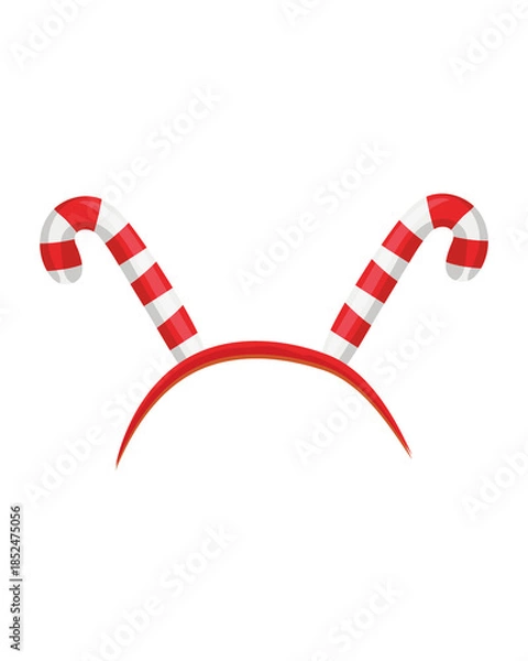 Obraz candy cane heart