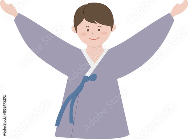 Obraz 한복 입은 사람