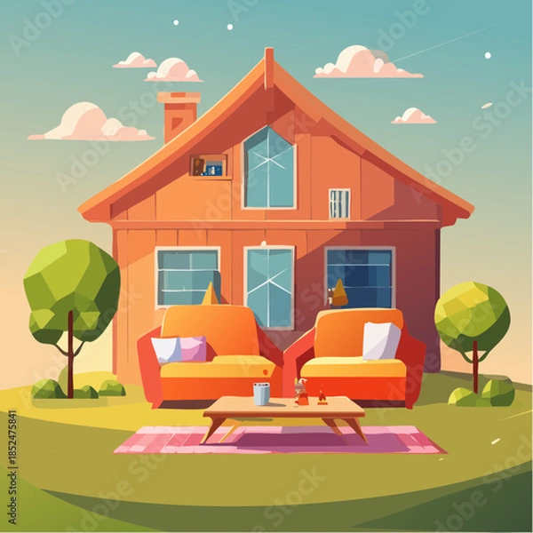 Fototapeta Home interior