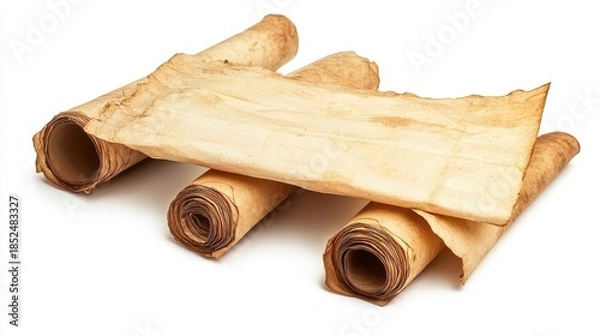 Obraz Ancient Parchment Scrolls Unfurled.