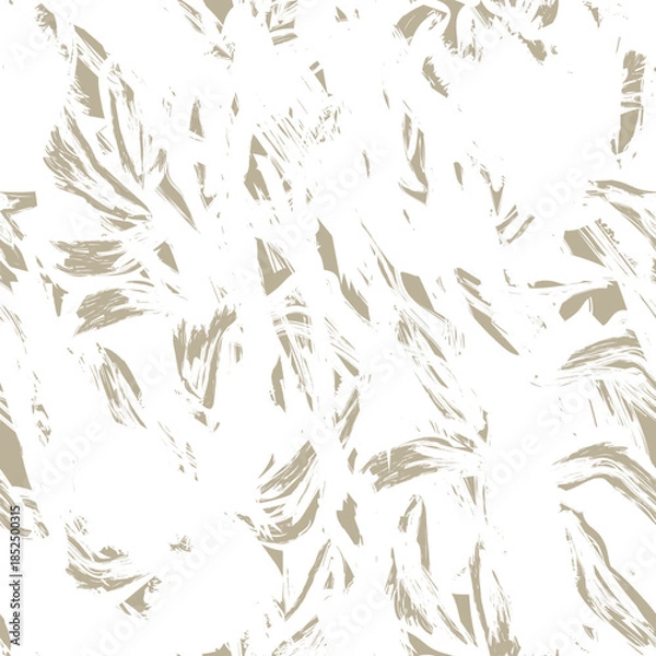 Obraz Neutral Colour Abstract Floral Seamless Pattern Design