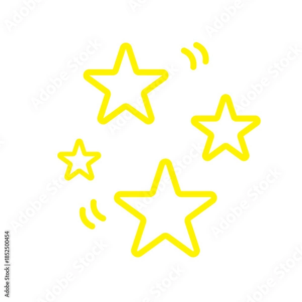 Obraz Abstract Illustration and vector with white backround