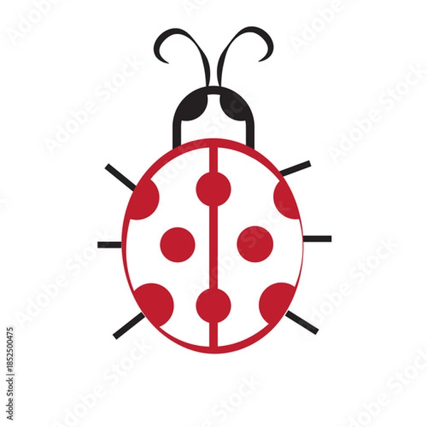 Obraz Abstract Illustration and vector with white backround