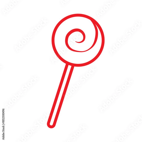 Obraz Abstract Illustration and vector with white backround