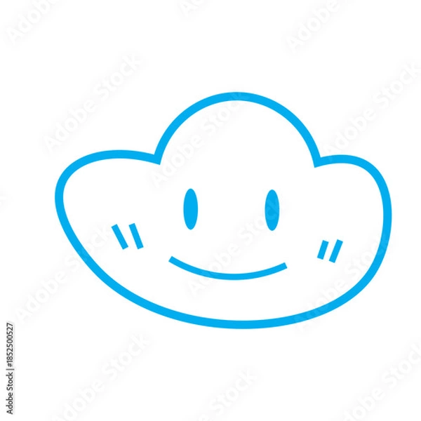 Obraz Abstract Illustration and vector with white backround