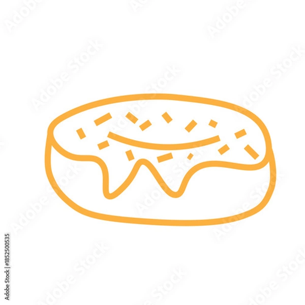 Obraz Abstract Illustration and vector with white backround