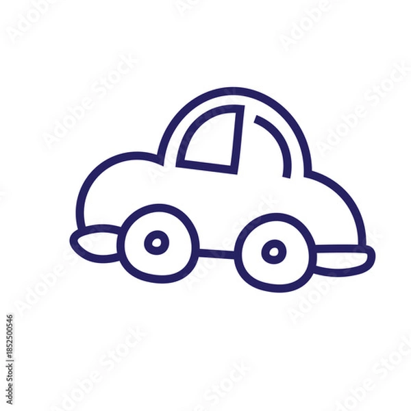 Obraz Abstract Illustration and vector with white backround