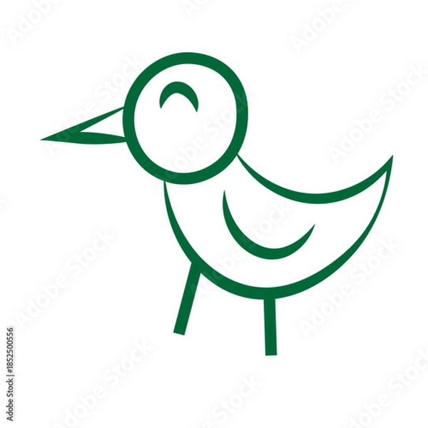 Obraz Abstract Illustration and vector with white backround