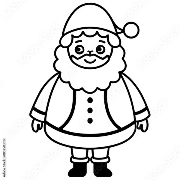 Obraz santa claus cartoon