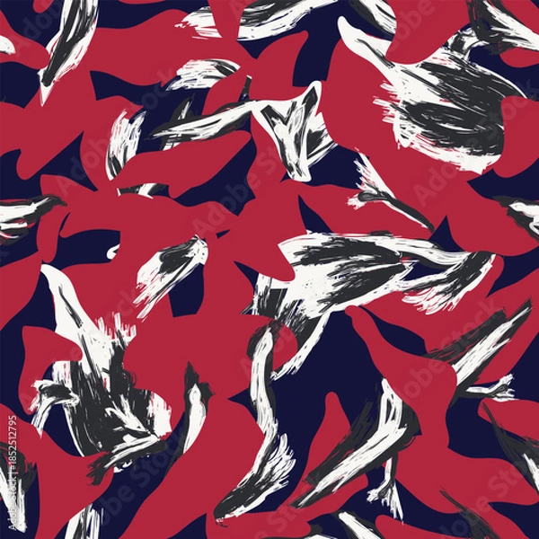 Obraz Abstract Floral Seamless Pattern Design