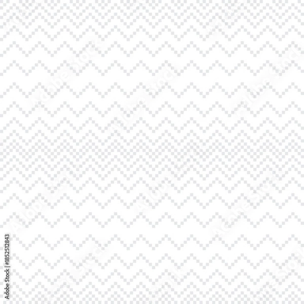 Obraz White Chevron fair isle seamless pattern design