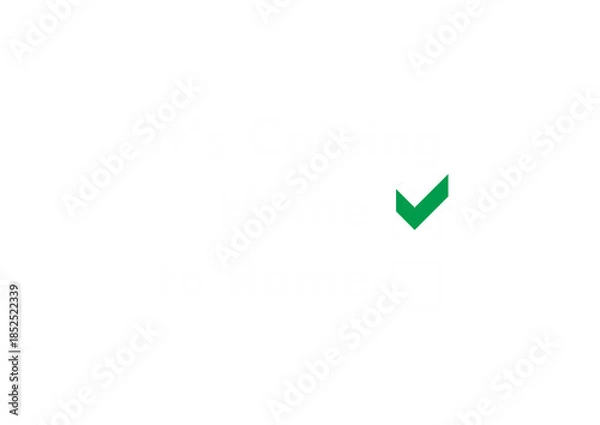 Obraz Its coming Home White