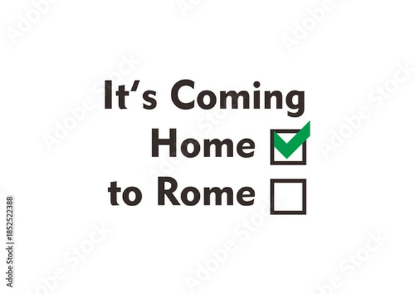 Obraz Its coming Home