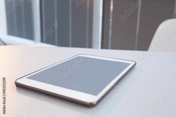Fototapeta Close-up of digital tablet on desk
