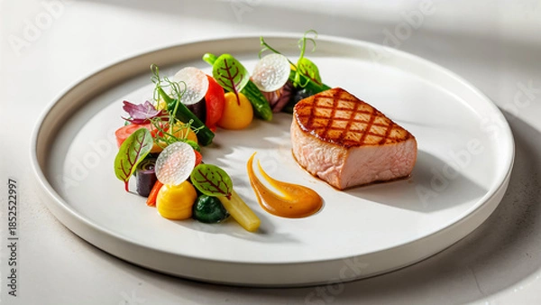 Obraz grilled salmon steak