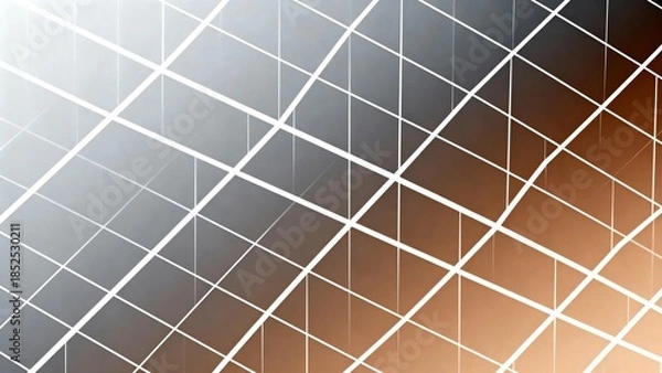 Obraz Geometric grid pattern with gradient colors