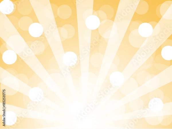 Obraz 明るい光と集中線の背景素材