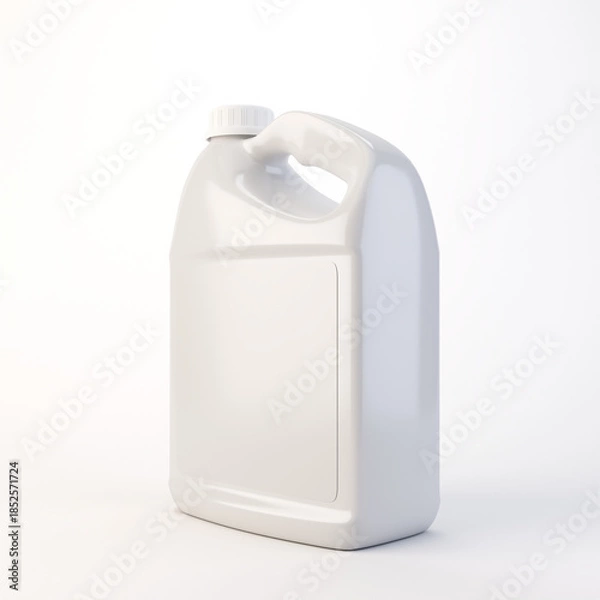 Obraz Generic White 3 Litre Cleaning Container 3D Render