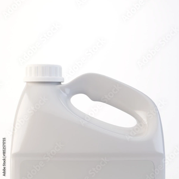 Obraz Generic White 3 Litre Cleaning Container 3D Render