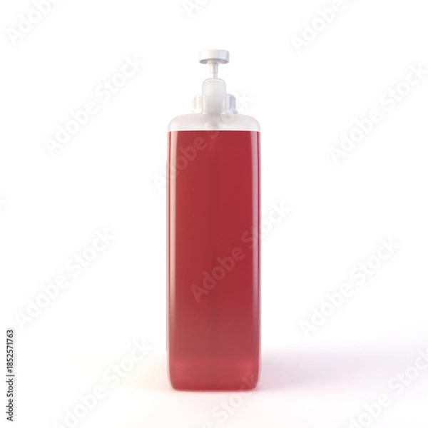 Obraz Transparent 5 Litre Cleaning Container with Pump 3D Render