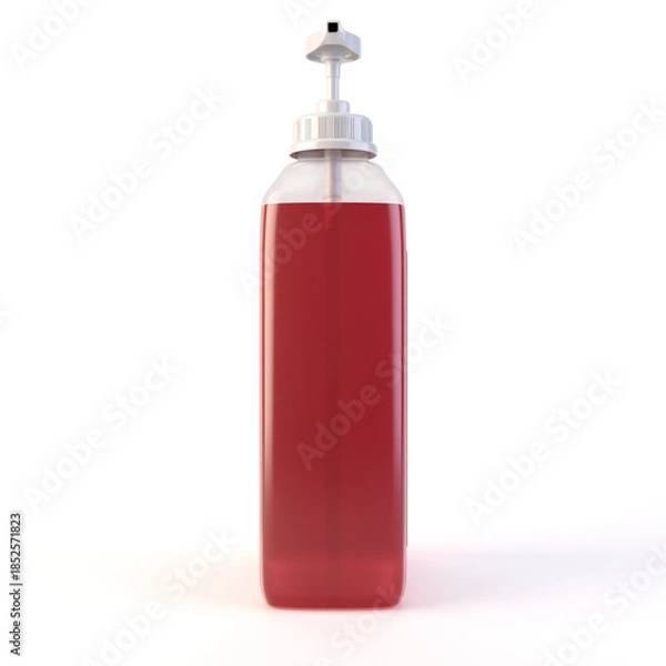 Obraz Transparent 5 Litre Cleaning Container with Pump 3D Render