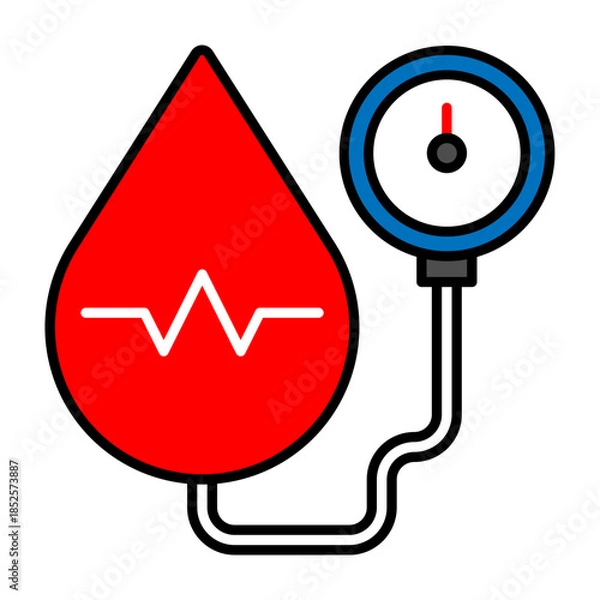 Obraz Blood Pressure Sticker