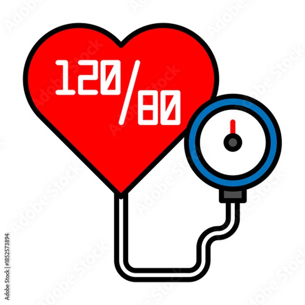 Obraz Blood Pressure Sticker