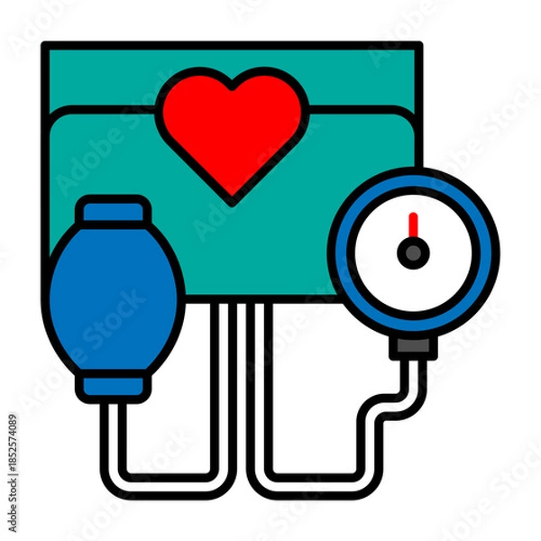 Obraz Blood Pressure Sticker