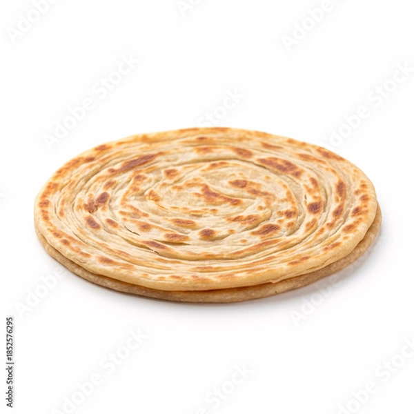 Obraz Deliciously Golden Brown Flatbread for Culinary Dishes