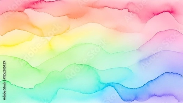 Fototapeta Vibrant rainbow colored abstract background texture.
