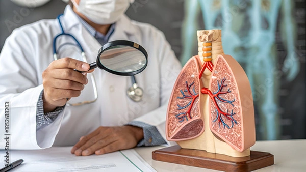 Fototapeta lungs checkup