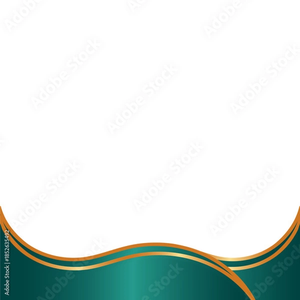 Obraz Islamic Footer Illustration