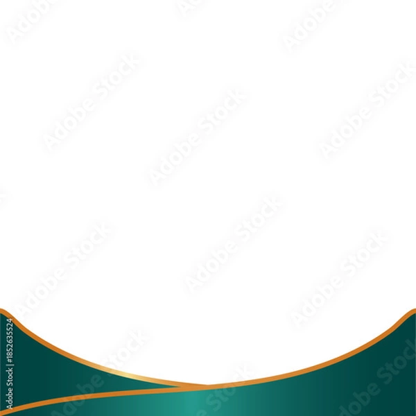 Obraz Islamic Footer Illustration