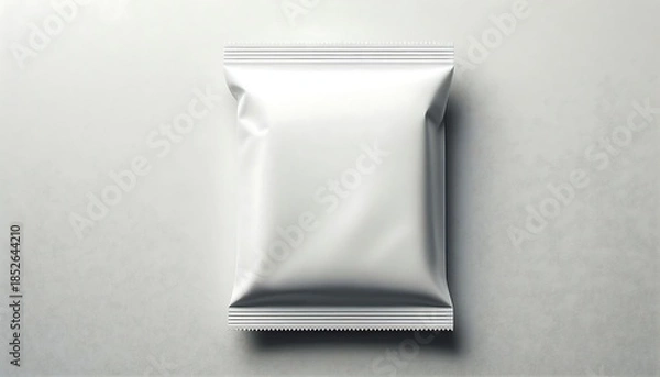 Fototapeta White Generic Retail Wrapper Mockup