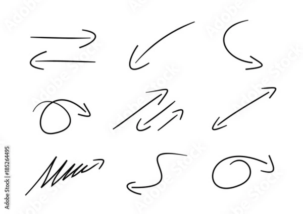 Obraz Handgezeichnete Elemente Design