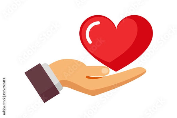 Obraz hand with heart