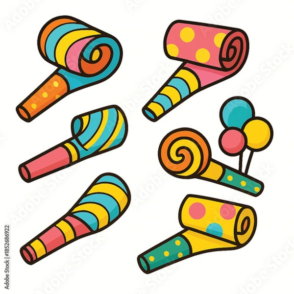 Obraz Party whistle sets