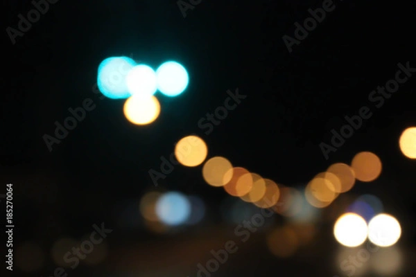 Fototapeta abstract background light Bokeh.