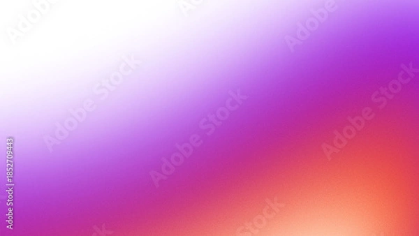 Obraz Purple orange gradient wave element with noise texture	
