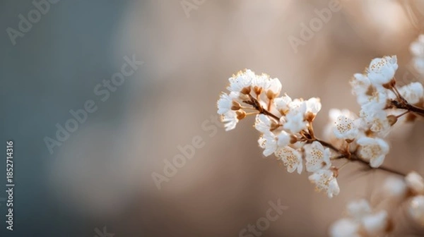 Obraz Beginning again background with soft light bloom
