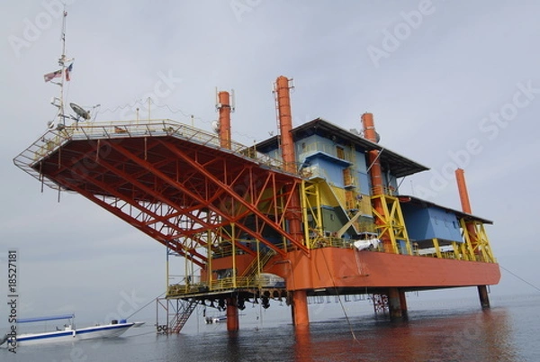 Fototapeta シーベンチャー　ダイバーズリグ