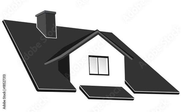 Obraz House ruff vector illustration