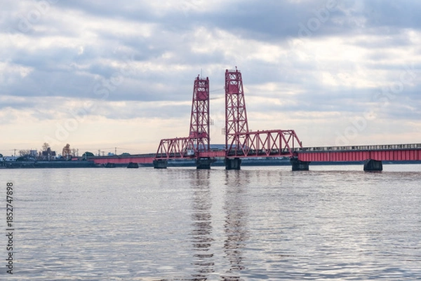 Obraz 重要文化財に指定されている筑後川昇開橋