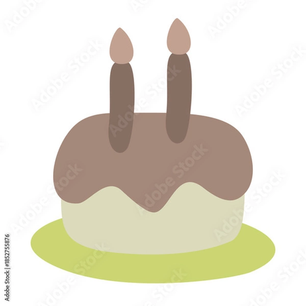 Obraz Cake Hand Drawn Cute Cafe