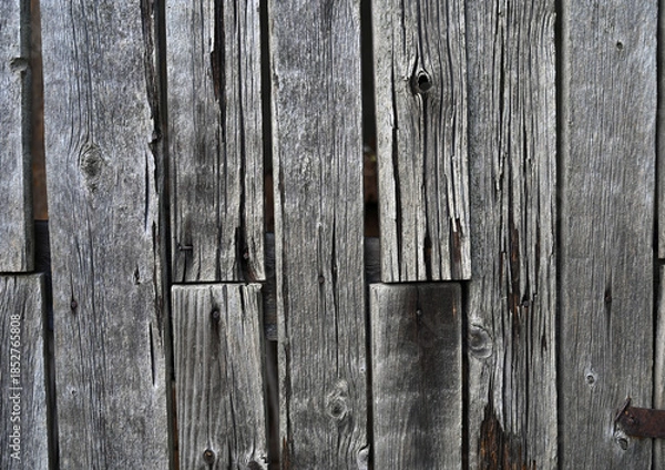 Obraz Weathered Grey Wood Plank Texture