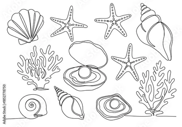 Obraz 一筆の海の宝