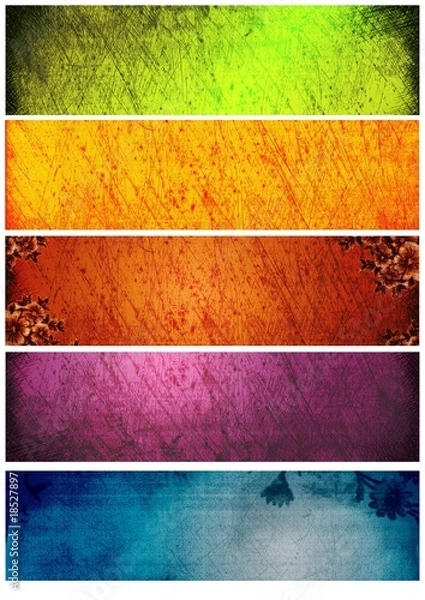 Fototapeta RAINBOW TEXTURES AND BACKGROUNDS FOR BANNERS